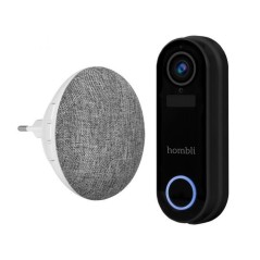 Hombli Smart Doorbell Pack Black - Enhance Your Home Security with Innovation and Convenience | Model: HBDP-0100